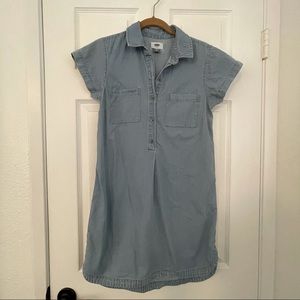 Old navy mini chambray shirt dress